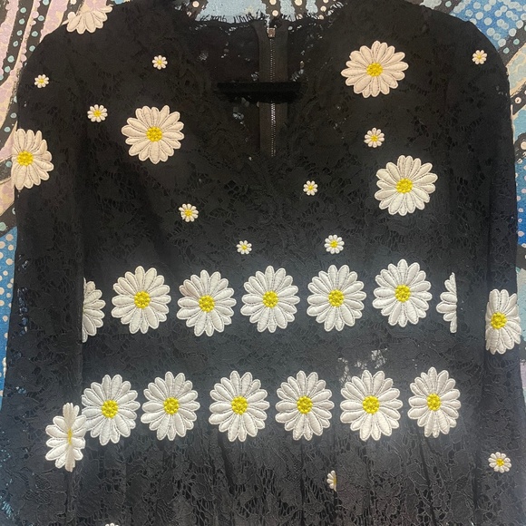 Dolce Gabbana Daisy Dress Italian 42 USA 4 - Picture 3 of 4